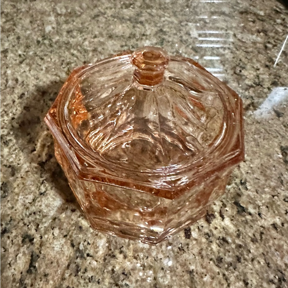 Candy Dish ~ Amber Color ~ 5 3/4 " Wide & 3 1/2" High